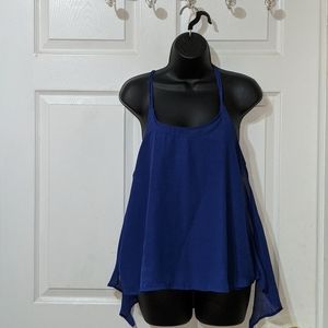 Midnight Blue Tank Blouse